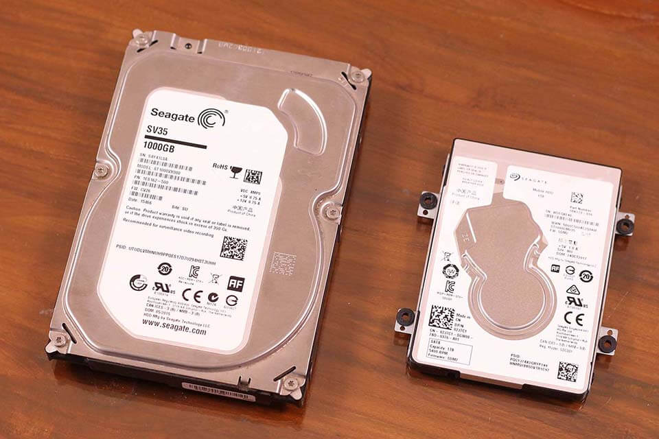 3.5 SATA HDD與2.5 SATA SSD比較圖