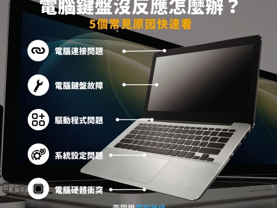 電腦鍵盤沒反應怎麼辦？電腦鍵盤沒有反應的5大原因，專家教你判斷！